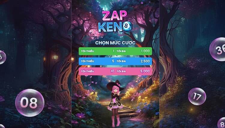Zap keno